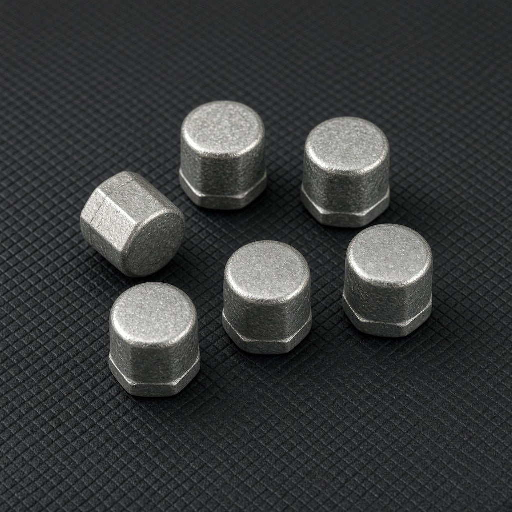 Zinc valve caps