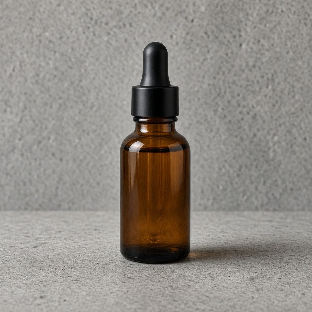 Amber oil dropper